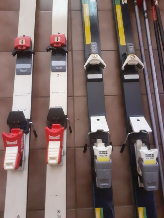 Продавам ски, щеки и калъфка