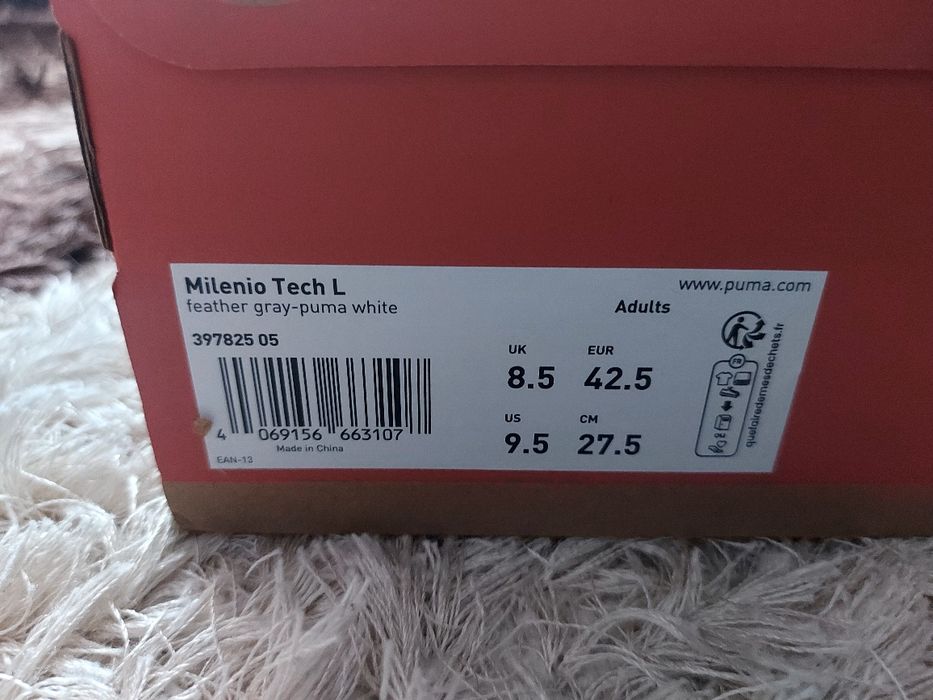 Маратонки Puma Milenio Tech Leather 42.5