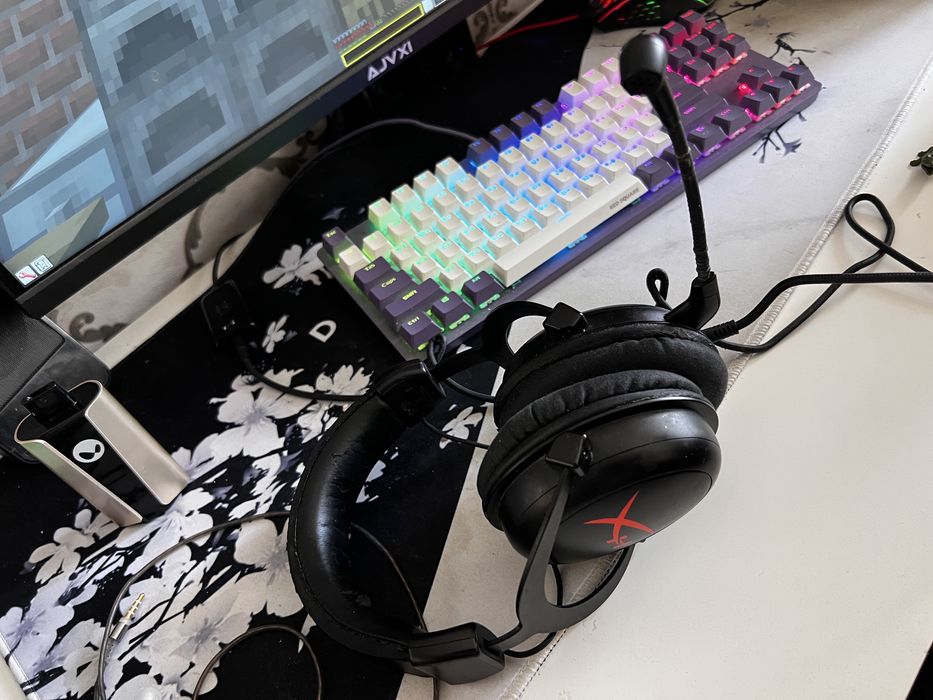 Мышь hyperx pulsfare haste и наушники hyperx cloud 2