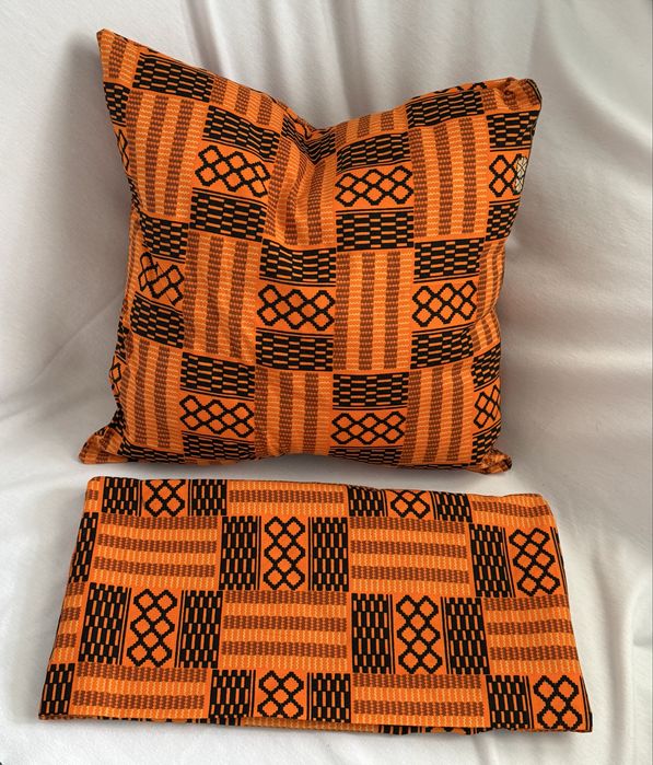Fețe de pernă confecționate din material african x2