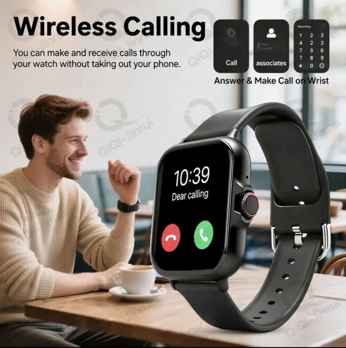 Мъжки смарт часовник LIGE/Ергономичен, спортно/ежедневен -25%Промоция!