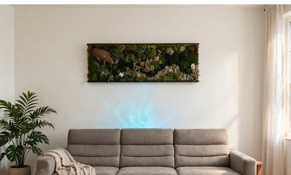Tablou cu licheni stabilizati 160x50 cm
