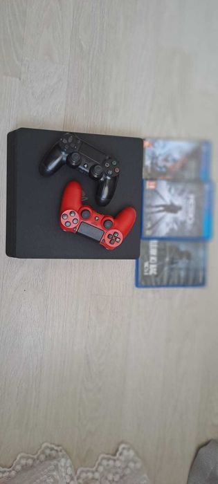 Sony playStation 4 slim 1tb + 3 игры