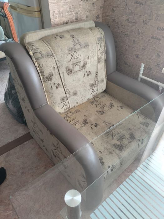 Диван + кресло раскладные