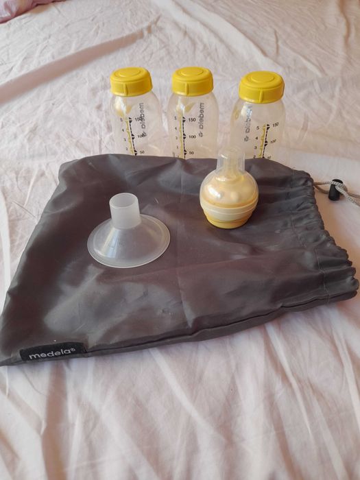 Двуфазна помпа за кърма Medela и подарък стерилизатор за микровълнова