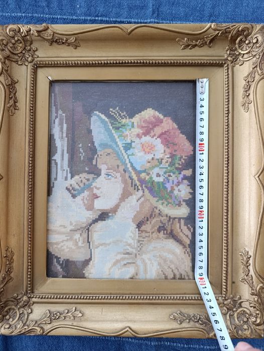 Гоблени 2 бр. "Коне на водопой" и "Момичето с шапката" (цена за двата)