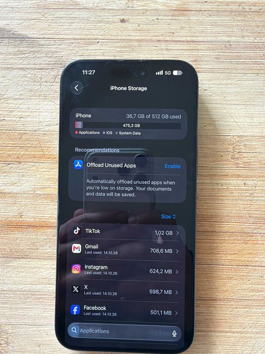 iPhone 15 Pro Max 512GB 86% Батерия