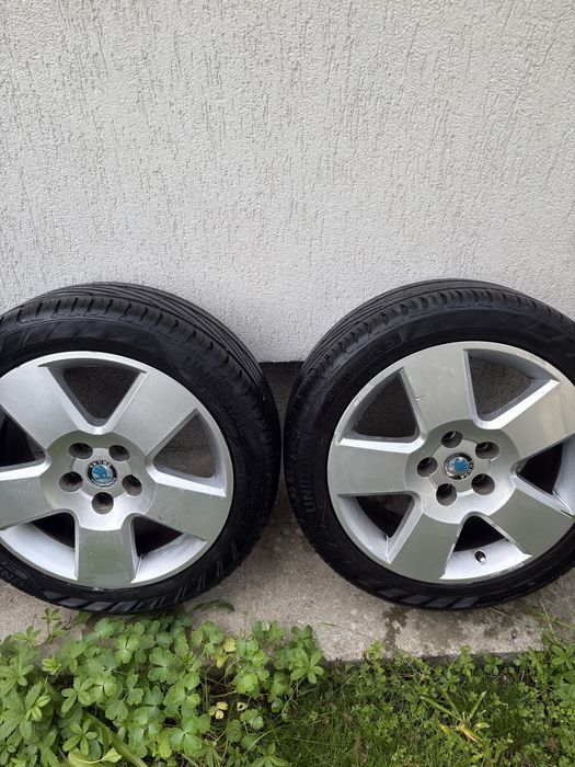 Vand jante Skoda pe 17” prindere 5x112 cu cauciucuri vara 225/45/17