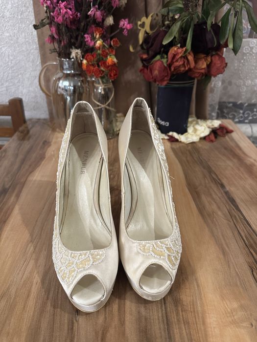 Туфли свадебные белые