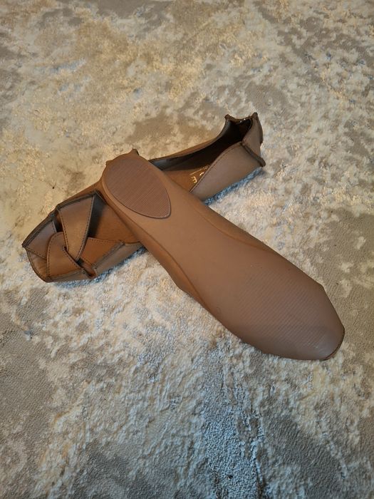 Туфли Балетки кожаные