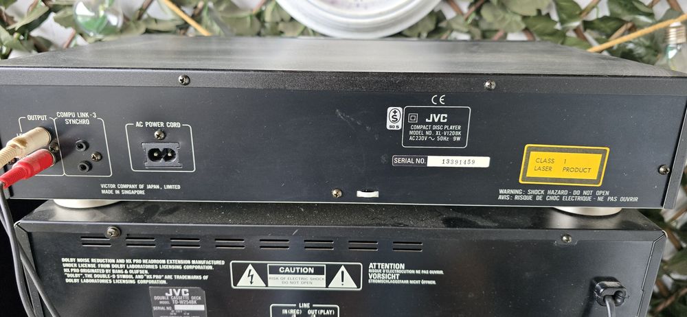 JVC  Ресивър RX- 230RBK , дек TD-W254BK , CD XL-V120BK