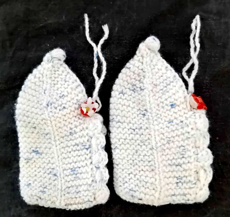 Ръчно плетени терлици, шапка, шал и чорапи за бебе/дете и големи