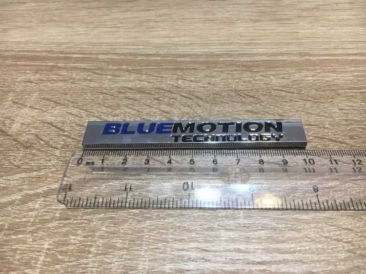 Volkswagen Bluemotion емблема надпис