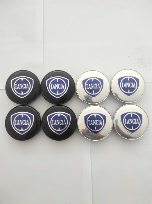 Капачки за Джанти за ЛАНЧИЯ/LANCIA 60 мм.Цвят:Сребристи и черни.НОВИ!