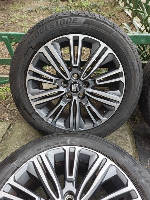 Джанти 16ки 5х100 с летни гуми Bridgestone 195/55/16