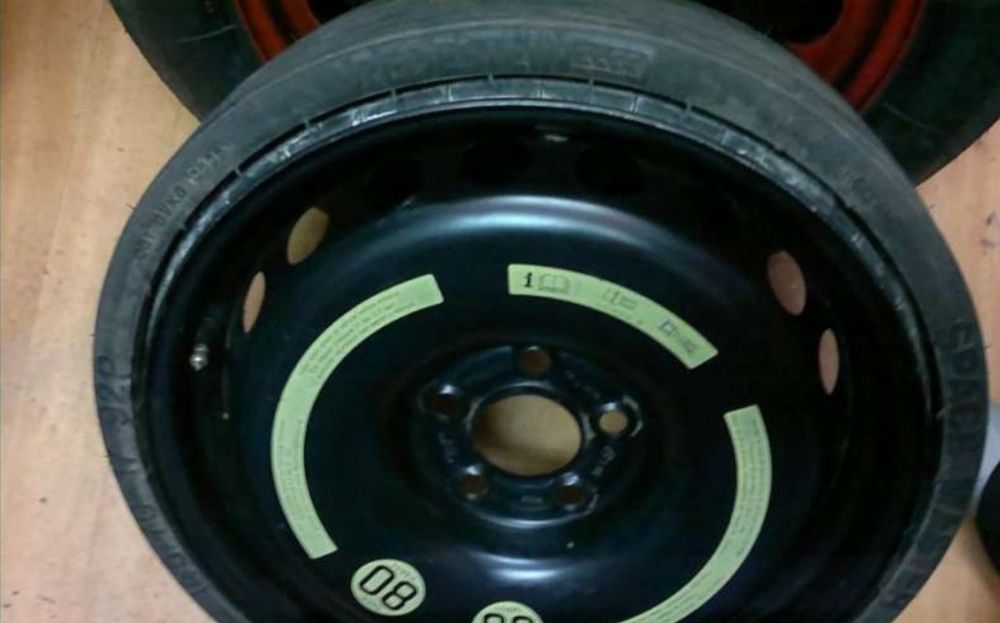 резервна гума патерица сгъваема 15,16,17,18, 19цола за мерцедес и ауди