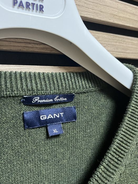 GANT - Premium Cotton V Neck Pull - размер ХЛ / Оригинал