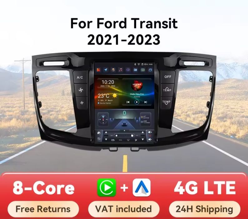 Navigatie Ford Transit 2021-2023 Waze