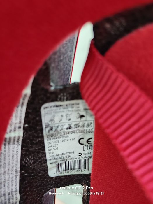 Casca protecție decathlon