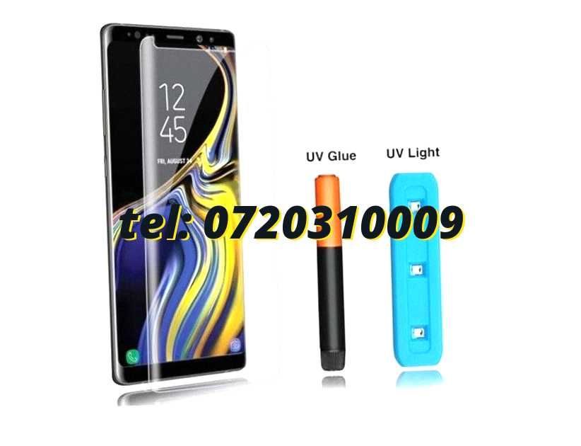 folie este pentru sticla display note 9 5d hybrid u v