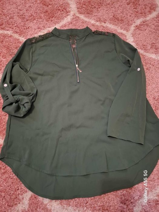 Зелена Риза /Туника с дантела