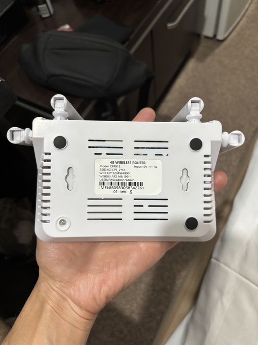 4G router sotiladi (sim-kartali)