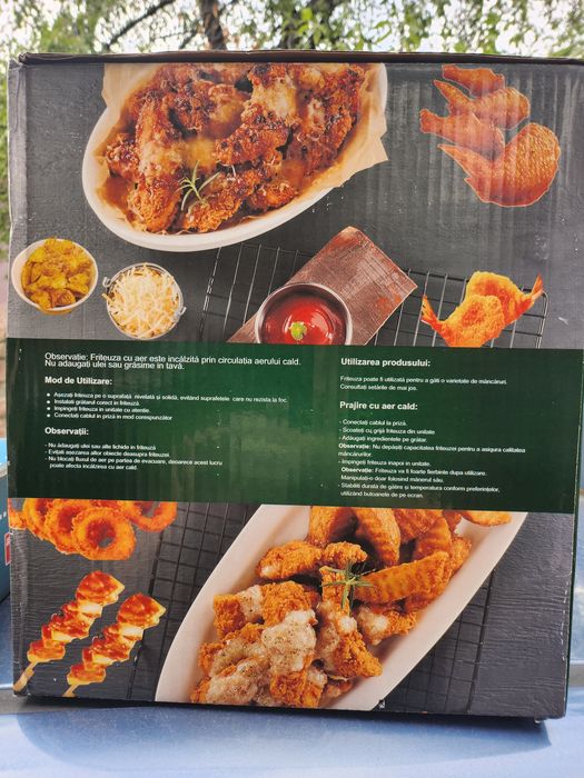 Електрически 6-литров уред за готвене Air Fryer с горещ въздух