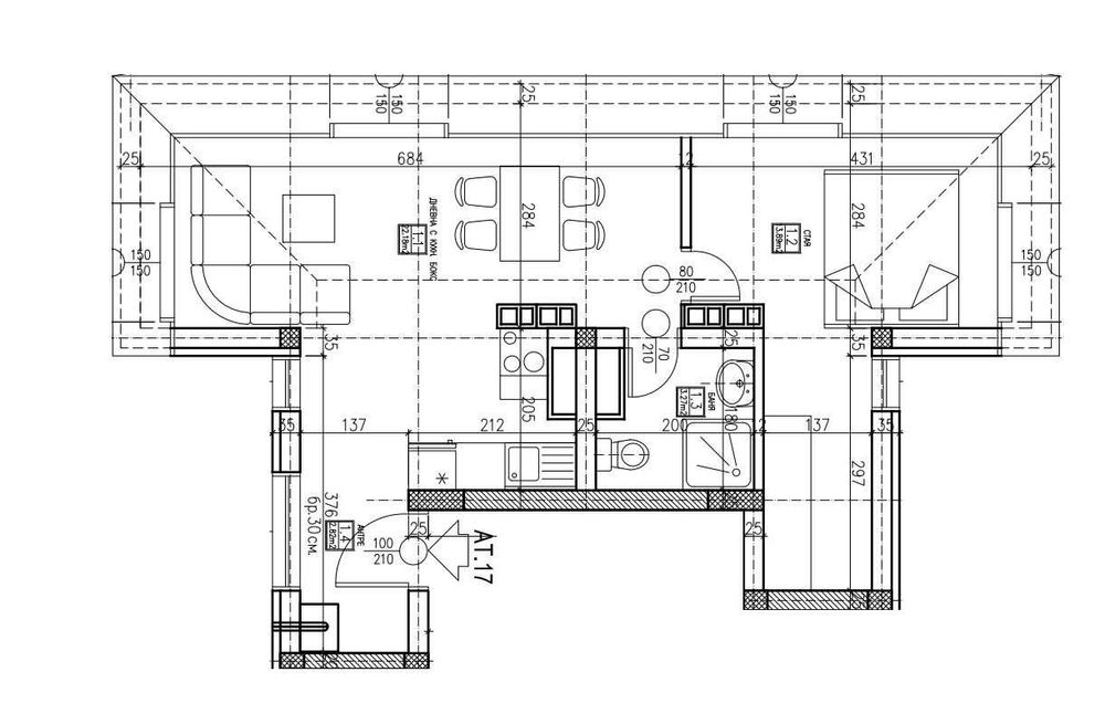 Продава се Двустаен апартамент в София, Малинова долина - 113 кв.м за 1447 €/кв.м - Снимка #10