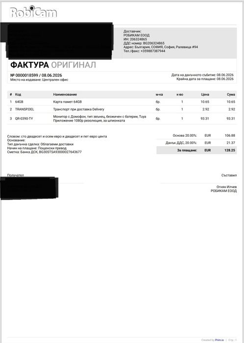 Смарт шпионка за врата