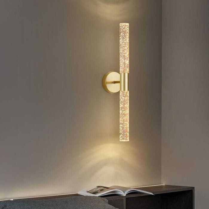 Бра настенный LED, золотистый
