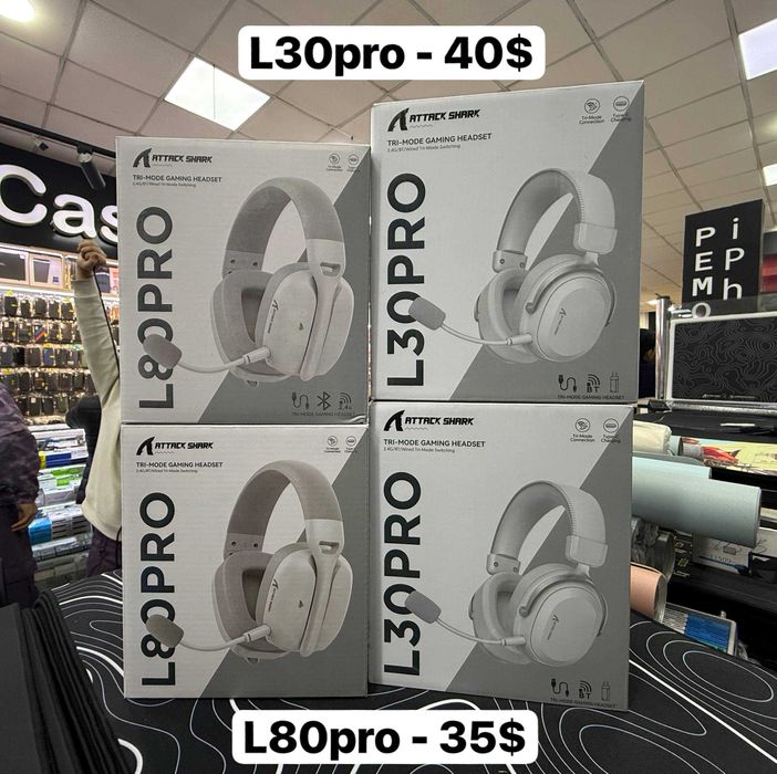 a28electronics предлагает - наушники Attack Shark в ассортименте