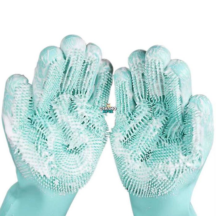 Груминг ръкавици за Вчесване/Отстраняване на мъртва козина/Баня/Масаж