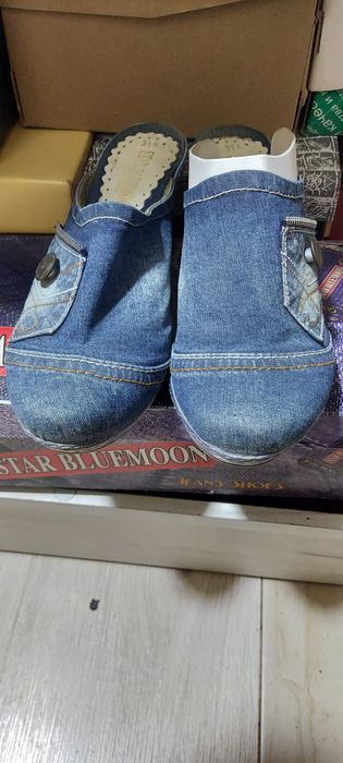 Сабо джинсовые удобные