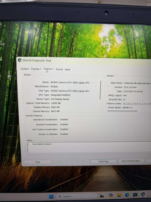 Laptop MSI Thin 15 B12UC i5-12450H 16GB 512SSD RTX 3050 4GB