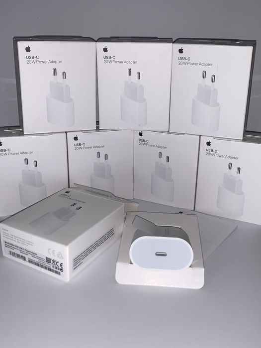 Incarcator Apple 20W / Cablu Apple USB-C - Lightning 1m / 2m