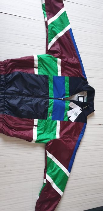 Lacoste Blouson Full Zip Multi / 6 - XL НОВО! ОРИГИНАЛ! Мъжко Горнище