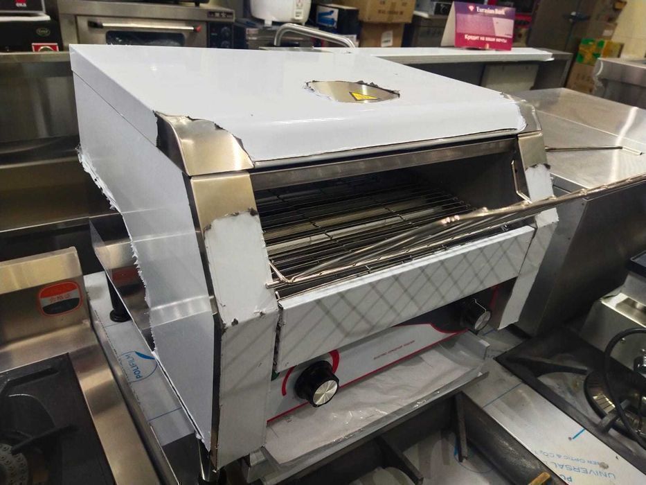 Тостер конвеерный Карамелизатор для булочек