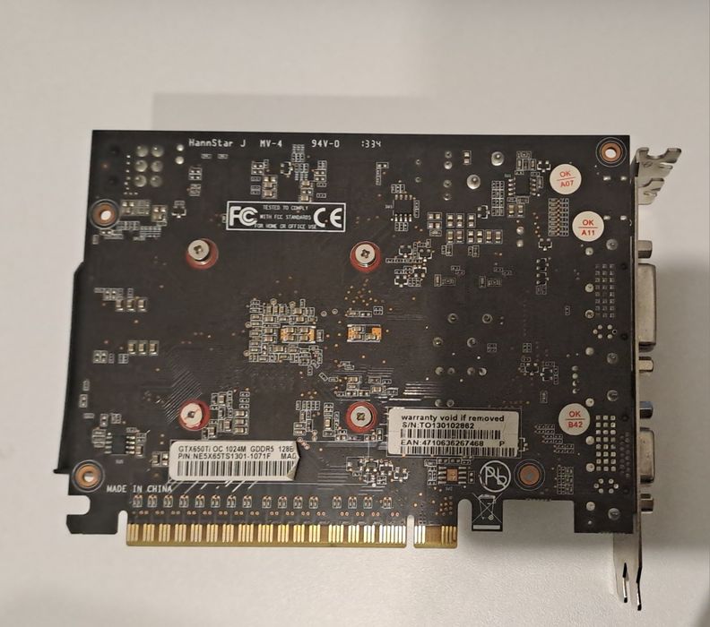 Продам gtx 650 ti 1gb