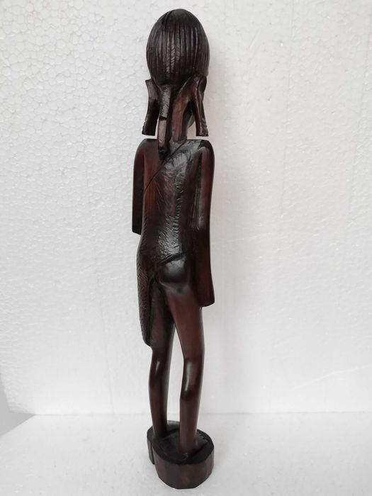 Statueta Masai tribala unicat lucrata manual arta africana colectie