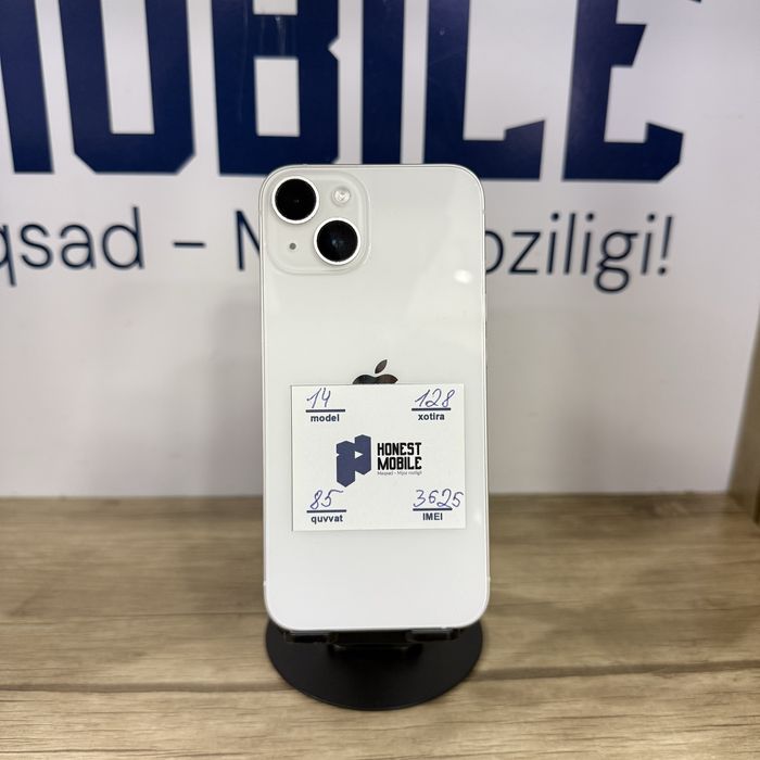 iPhone 14 white NASIYA BOR