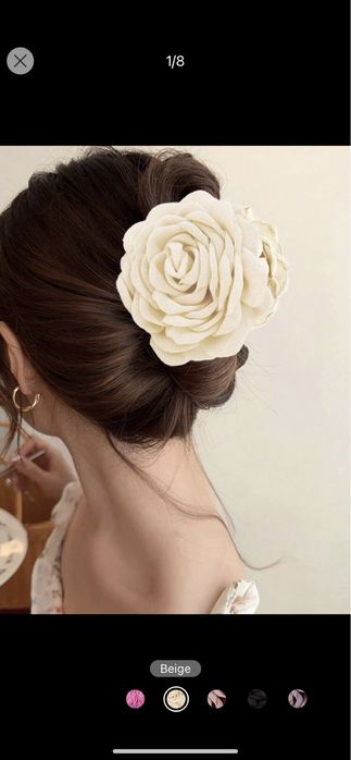 Шнола за коса цвете