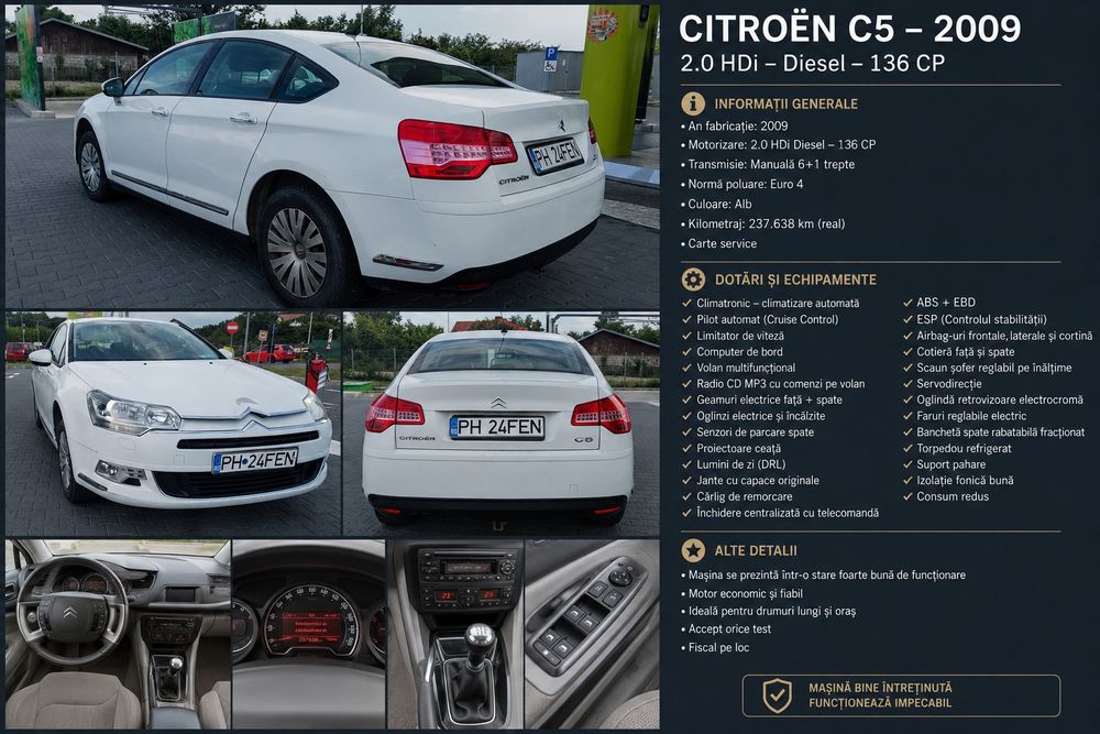 De vânzare C5 in stare perfectă