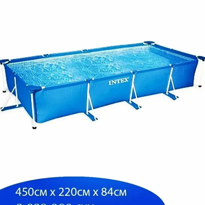 Каркасный |бассейн| INTEX |basseyin |bassen 4.50×2.20×84 досдафка