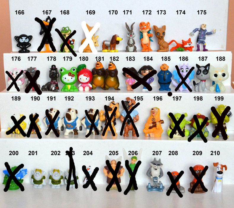 400 Киндер играчки от яйца Kinder Surprise