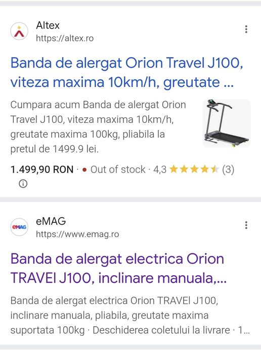 Bandă electrică Orion J100