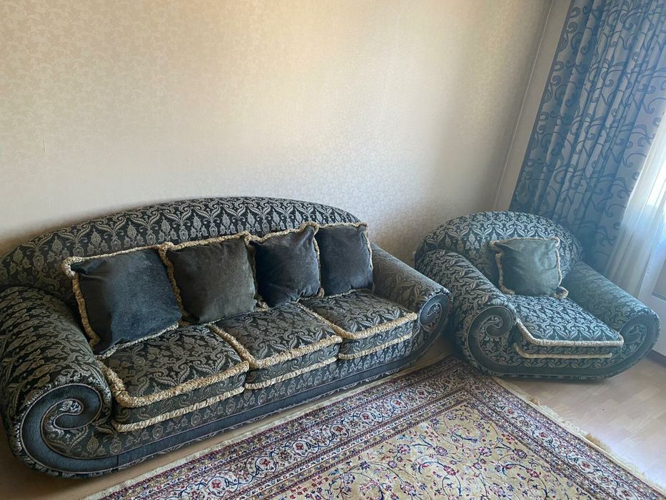 Диван-кровать раскладной +2 кресло