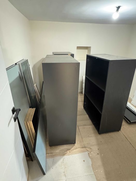 Италиански шкаф/скрин от 3 части - капариран