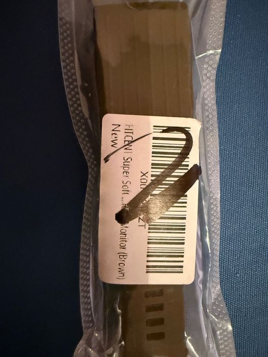 FITCENT Резервна каишка за пулсомер – Супер мек силикон (Кафява)