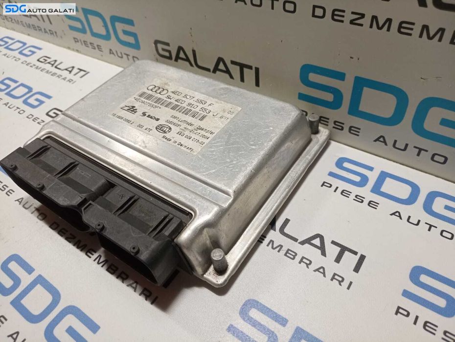 Unitate Modul Calculator Suspensie Perne Amortizoare Audi A8 D3 3.0 TDI 2003 - 2010 Cod 4E0907553F 4E0910553J [M4400]