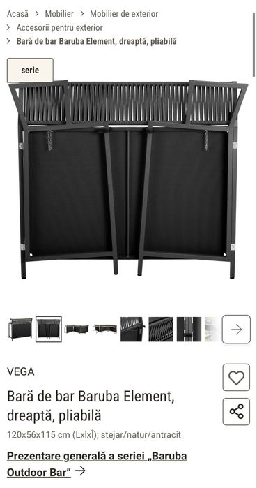 Bar pliabil/ Bar outdoor